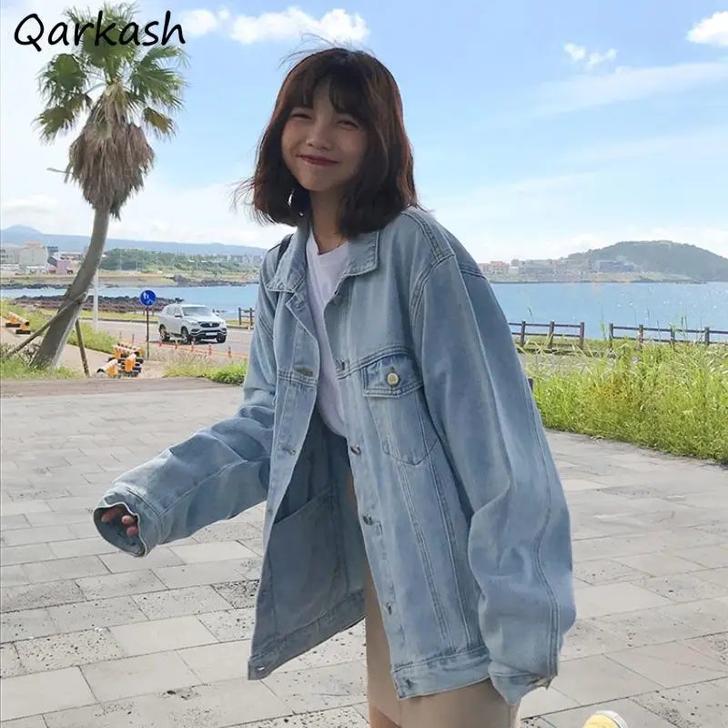Basic Jackets Women Classical Students Solid Simple Leisure Loose Single Breasted High Quality Coats Harajuku Streetwear Outwear
Basic Jackets Women Classical Students Solid Simple Leisure Loose Single Breasted High Quality Coats Harajuku Streetwear Outwear