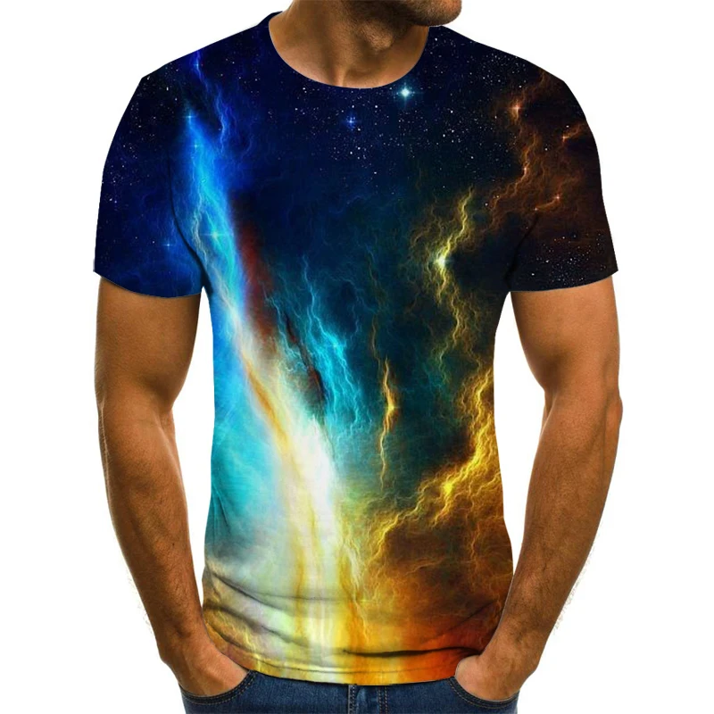 2021 Fantasy Starry Sky Cool Pattern 3D Printing T-shirt Men and Women Hip Hop T-shirt Boy Color Clothes Street Oversized Top
2021 Fantasy Starry Sky Cool Pattern 3D Printing T-shirt Men and Women Hip Hop T-shirt Boy Color Clothes Street Oversized Top