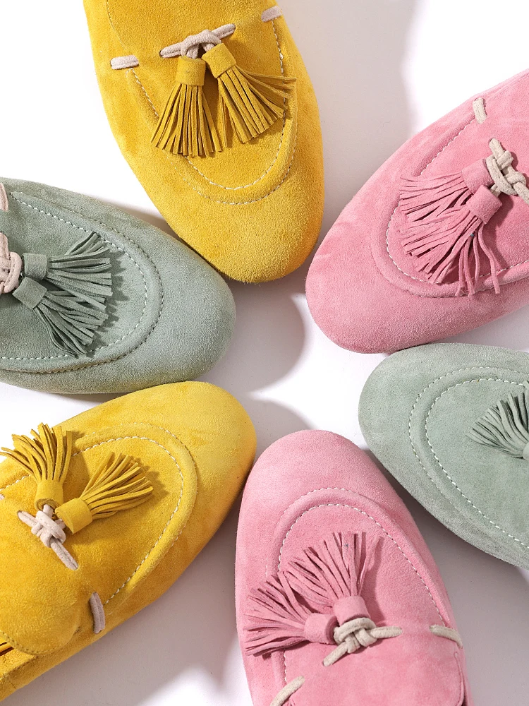 2022 New Sheepskin Suede Loafers Women Casual Spring Flat Shoes Fashion Neutral Ladies Leather Candy Color Round Toe Lazy Flats
2022 New Sheepskin Suede Loafers Women Casual Spring Flat Shoes Fashion Neutral Ladies Leather Candy Color Round Toe Lazy Flats