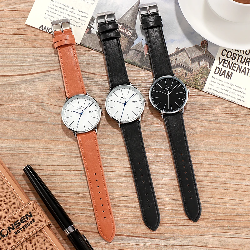 Simple Casual Business Men Watch With Calendar 3ATM Water Resistant Japan Movement 3 Year Battery Life PU Leather Strap
Simple Casual Business Men Watch With Calendar 3ATM Water Resistant Japan Movement 3 Year Battery Life PU Leather Strap