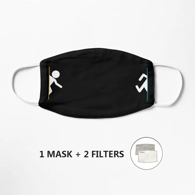 Portal Mask For Face Wome Mouth Masks With Filters Cotton Mascarilla With Print Cool Design
Portal Mask For Face Wome Mouth Masks With Filters Cotton Mascarilla With Print Cool Design