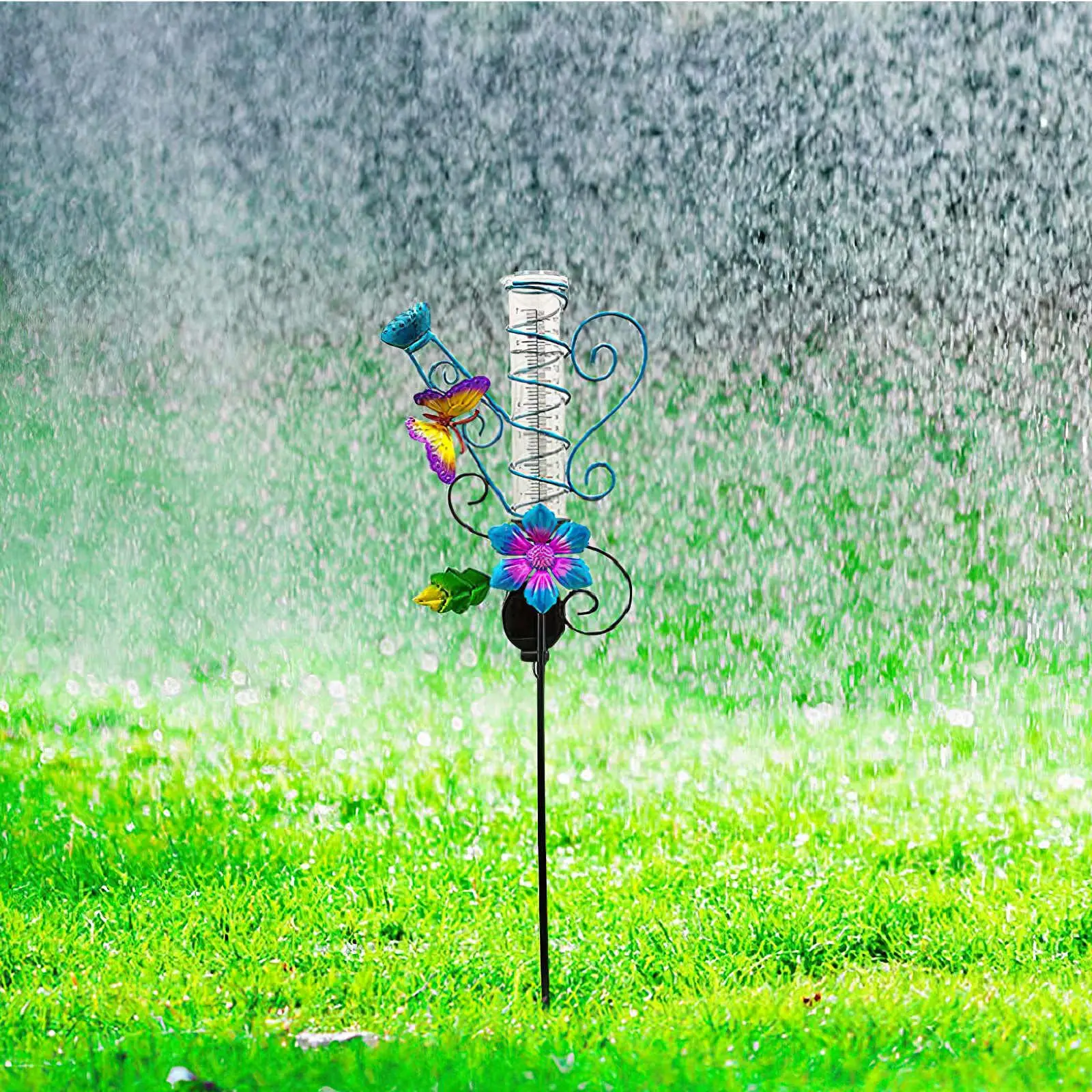 Butterfly Rain Gauge Outdoor Control Sensor Light Gauge Stake Light Solar Butterfly Rain Gauge Garden Garden
Butterfly Rain Gauge Outdoor Control Sensor Light Gauge Stake Light Solar Butterfly Rain Gauge Garden Garden