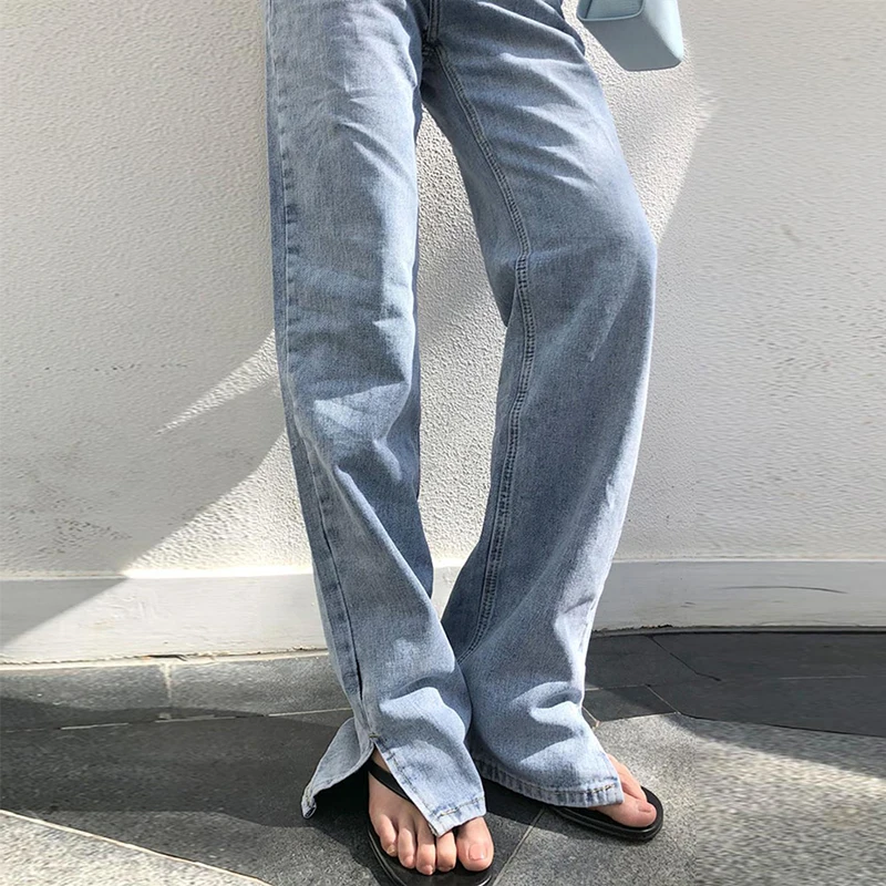 NEW NEW Straight Leg Jeans Women High Waist Boyfriend Fit Baggy Jean Split Foot Cargo Pants Washed Loose Classic Long Trouser
NEW NEW Straight Leg Jeans Women High Waist Boyfriend Fit Baggy Jean Split Foot Cargo Pants Washed Loose Classic Long Trouser