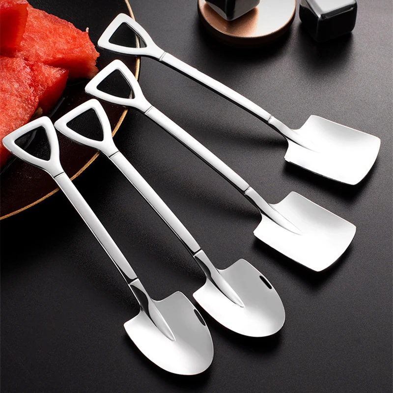 2/4PCS Coffee Spoon Cutlery Set Stainless Steel Retro Iron Shovel Ice Cream Tea Spoon Scoop Creative Fashion Kitchen Tableware
2/4PCS Coffee Spoon Cutlery Set Stainless Steel Retro Iron Shovel Ice Cream Tea Spoon Scoop Creative Fashion Kitchen Tableware