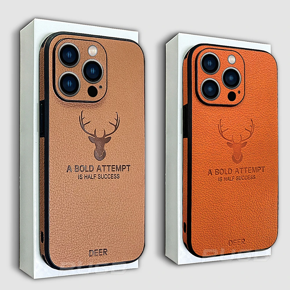 Luxury Silicone Frame Leather Texture Case For iPhone 11 12 13 Pro Max Mini iphone11 13pro X XS Xr Deer Pattern Shockproof Cover
Luxury Silicone Frame Leather Texture Case For iPhone 11 12 13 Pro Max Mini iphone11 13pro X XS Xr Deer Pattern Shockproof Cover