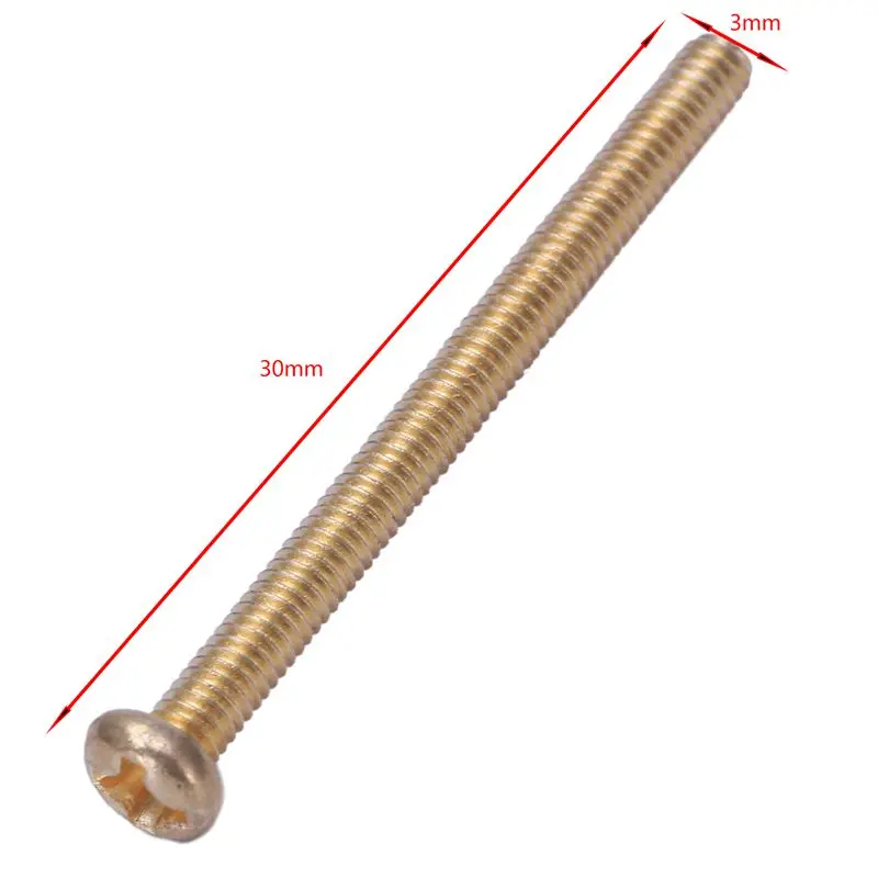 8 Pcs M3x30MM Electric Guitar Humbucker Pickup Adjust Height Screw and Springs - Gold
8 Pcs M3x30MM Electric Guitar Humbucker Pickup Adjust Height Screw and Springs - Gold