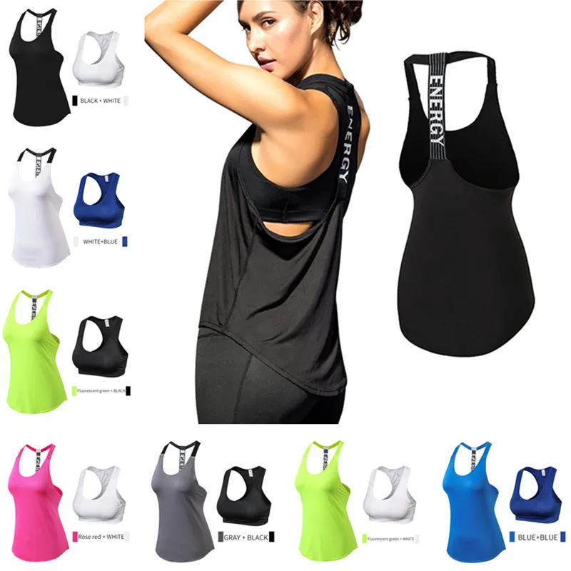Женские спортивные бюстгальтеры для фитнеса и тренировок, футболка для йоги, велосипедный топ с быстрой сушкой, женская футболка для бега, 2 ... 
Женские спортивные бюстгальтеры для фитнеса и тренировок, футболка для йоги, велосипедный топ с быстрой сушкой, женская футболка для бега, 2 ...