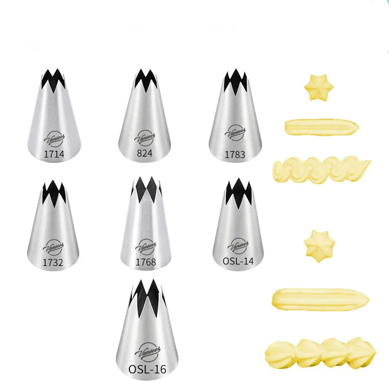 TN 5PCS Baking Cake Decorating Large Cookie 304 Stainless Steel Mouth Accessorie Kitchen Tools DIY Cream Lcing Nozzles Pastry
TN 5PCS Baking Cake Decorating Large Cookie 304 Stainless Steel Mouth Accessorie Kitchen Tools DIY Cream Lcing Nozzles Pastry