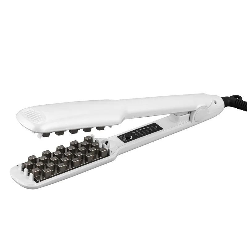 3D Grid Hair Crimper Volumizer Ceramic Professional Hair Fluffy Corrugated Curler Flat Iron Corn Hair Splint Perm 5 Temperatures
3D Grid Hair Crimper Volumizer Ceramic Professional Hair Fluffy Corrugated Curler Flat Iron Corn Hair Splint Perm 5 Temperatures