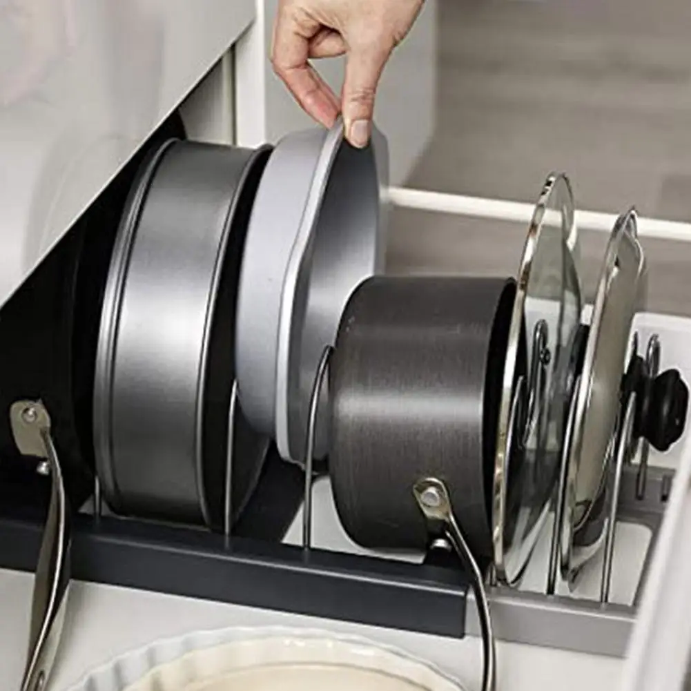 Household Kitchen Pot Lid Holder Stainless Steel Expandable Pan Organizer Rack Household Retractable Pot Cover Shelf Pot Cover
Household Kitchen Pot Lid Holder Stainless Steel Expandable Pan Organizer Rack Household Retractable Pot Cover Shelf Pot Cover