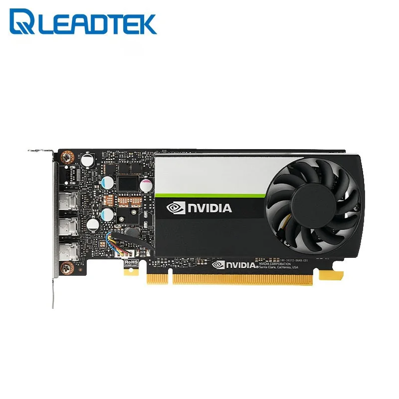 Leadtek NVIDIA T400 2G GDDR6 CUDA Core 384 Turing Architecture Supports 5K/Multi-Screen/Planar Design Professional Graphics Card
Leadtek NVIDIA T400 2G GDDR6 CUDA Core 384 Turing Architecture Supports 5K/Multi-Screen/Planar Design Professional Graphics Card