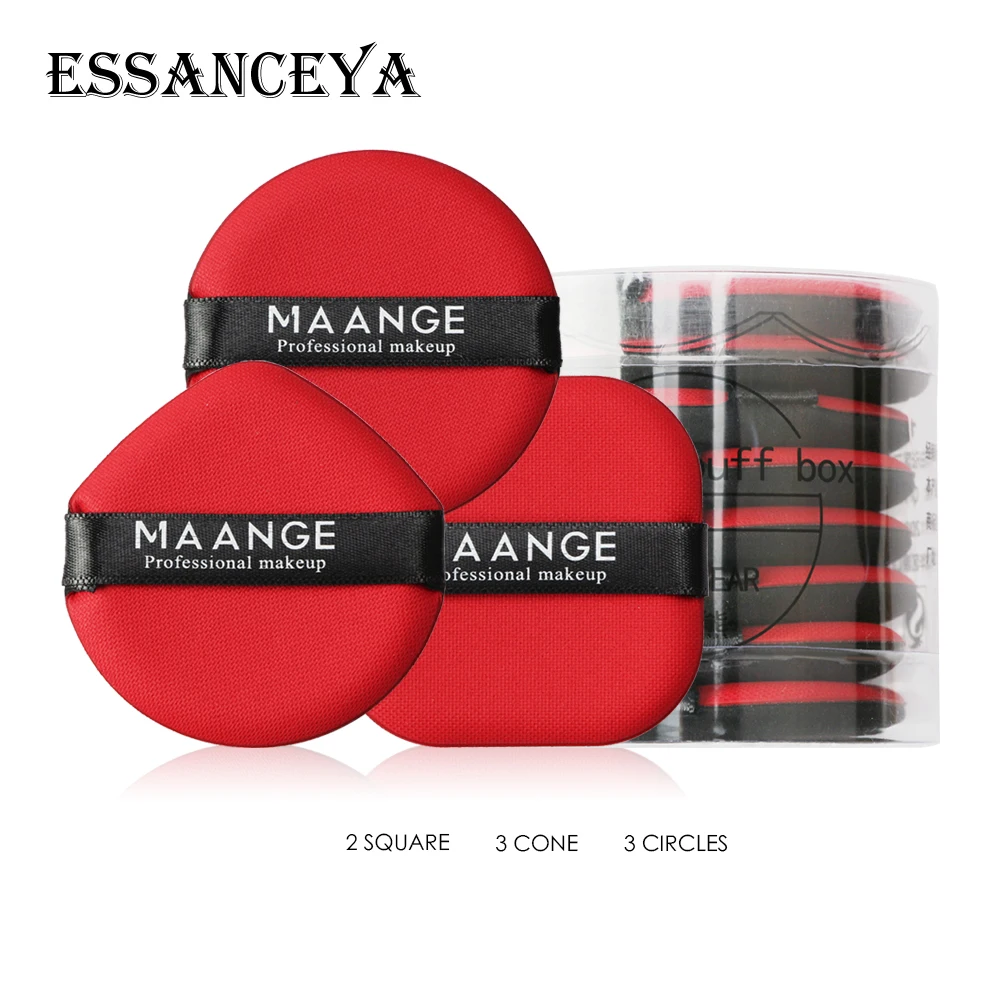 Губка для макияжа ESSANCEYA 8 шт./кор. губки лица Наборы инструментов Cosemetic пуховая