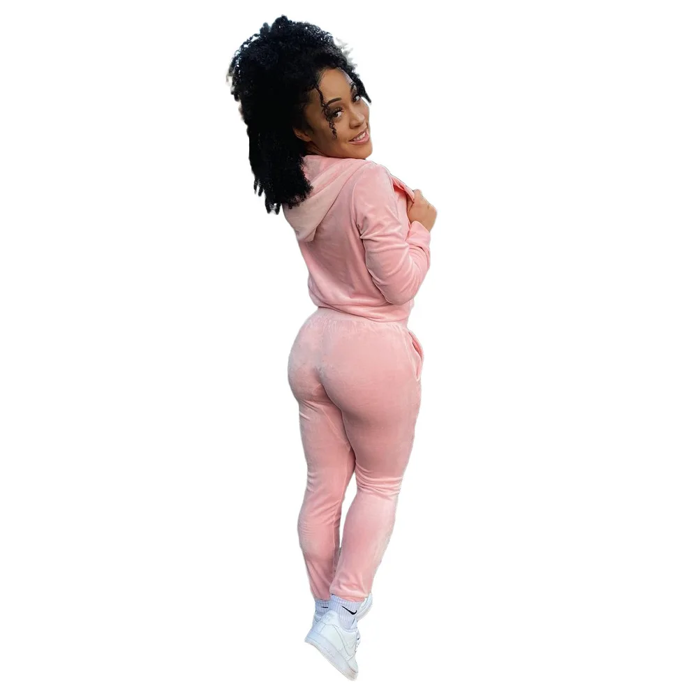 Long Sleeve Hooded Fake Zippers Pleated Pockets Hoodie Slim Fit Ankle-Length Drawstring Pants Casual Two Piece Sweatsuits Sets
Long Sleeve Hooded Fake Zippers Pleated Pockets Hoodie Slim Fit Ankle-Length Drawstring Pants Casual Two Piece Sweatsuits Sets