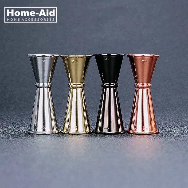 Bar шейкер для коктейля Японский Вдохновленный дизайн Banded двойной мерный