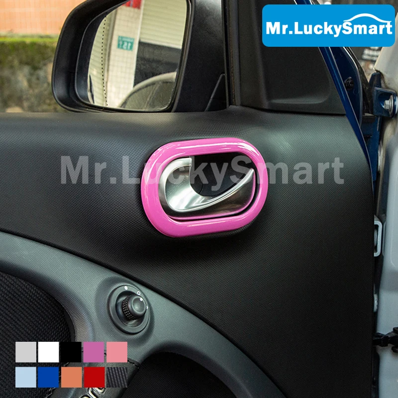 ABS Plastic Car Door Handle Door Bowl Decoration Ring For Mercedes Smart 453 Fortwo Forfour Interior Modification Accessories
ABS Plastic Car Door Handle Door Bowl Decoration Ring For Mercedes Smart 453 Fortwo Forfour Interior Modification Accessories