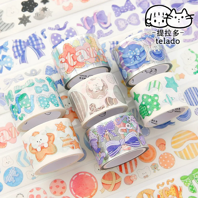 Cute Bow ribbon Star Masking Washi Tape Decorative Adhesive Tape Diy Scrapbooking Sticker Label Stationery Journal Planner
Cute Bow ribbon Star Masking Washi Tape Decorative Adhesive Tape Diy Scrapbooking Sticker Label Stationery Journal Planner