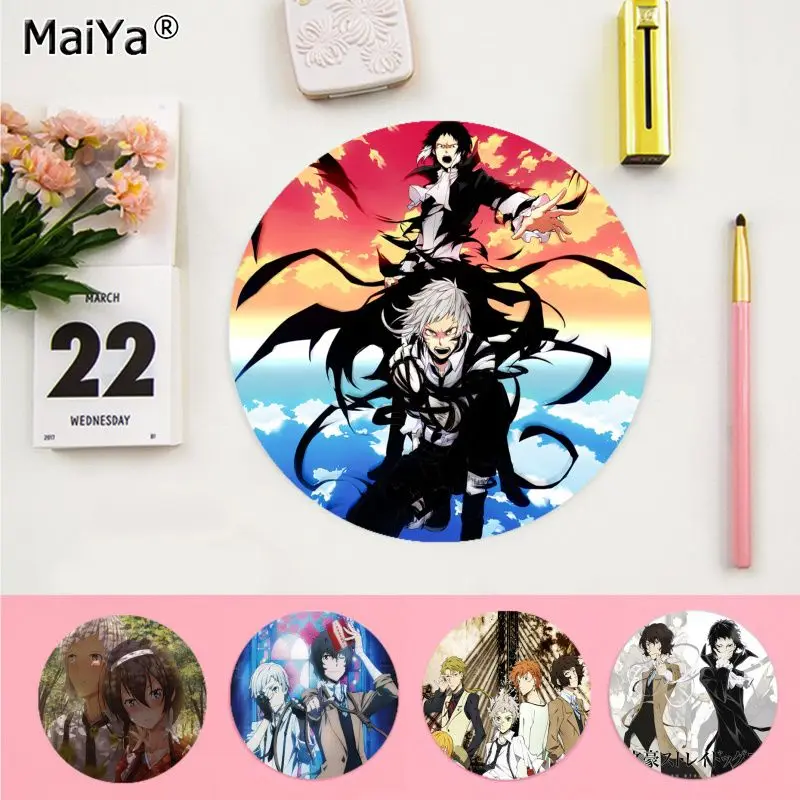 MaiYa New Design Bungo Stray Dogs round Mouse pad PC Computer mat gaming Mousepad Rug For PC Laptop Notebook
MaiYa New Design Bungo Stray Dogs round Mouse pad PC Computer mat gaming Mousepad Rug For PC Laptop Notebook