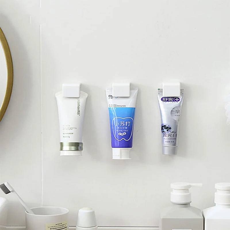 Self Adhesive Toothpaste Rack Hanging Holder Facial Cleanser Clip Wall Mount Stand Organizer Bathroom Accessories
Self Adhesive Toothpaste Rack Hanging Holder Facial Cleanser Clip Wall Mount Stand Organizer Bathroom Accessories
