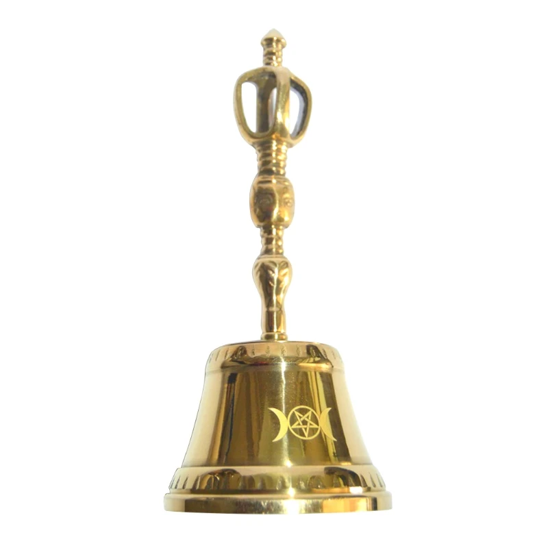 Brass Hand Bell Altar Star Triple Moon Ritual Brass Bells Wiccan Prop Ceremony Divination Astrology Tool Witchcraft
Brass Hand Bell Altar Star Triple Moon Ritual Brass Bells Wiccan Prop Ceremony Divination Astrology Tool Witchcraft