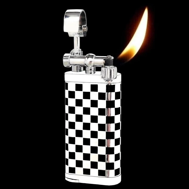 Multifunctional Oblique Cigarette Pipe Cigar Flint Lighter with Tobacco Pipe Tamper Free Fire Gas Butane Metal Lighter Gadgets
Multifunctional Oblique Cigarette Pipe Cigar Flint Lighter with Tobacco Pipe Tamper Free Fire Gas Butane Metal Lighter Gadgets