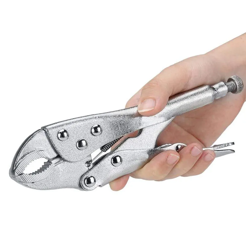 10 Inch Round Nose Adjustable Vice Grips Curved Jaw Mole Welding Tool Nippers Wear Resistant Vise Grip Clamping Hand Tools
10 Inch Round Nose Adjustable Vice Grips Curved Jaw Mole Welding Tool Nippers Wear Resistant Vise Grip Clamping Hand Tools