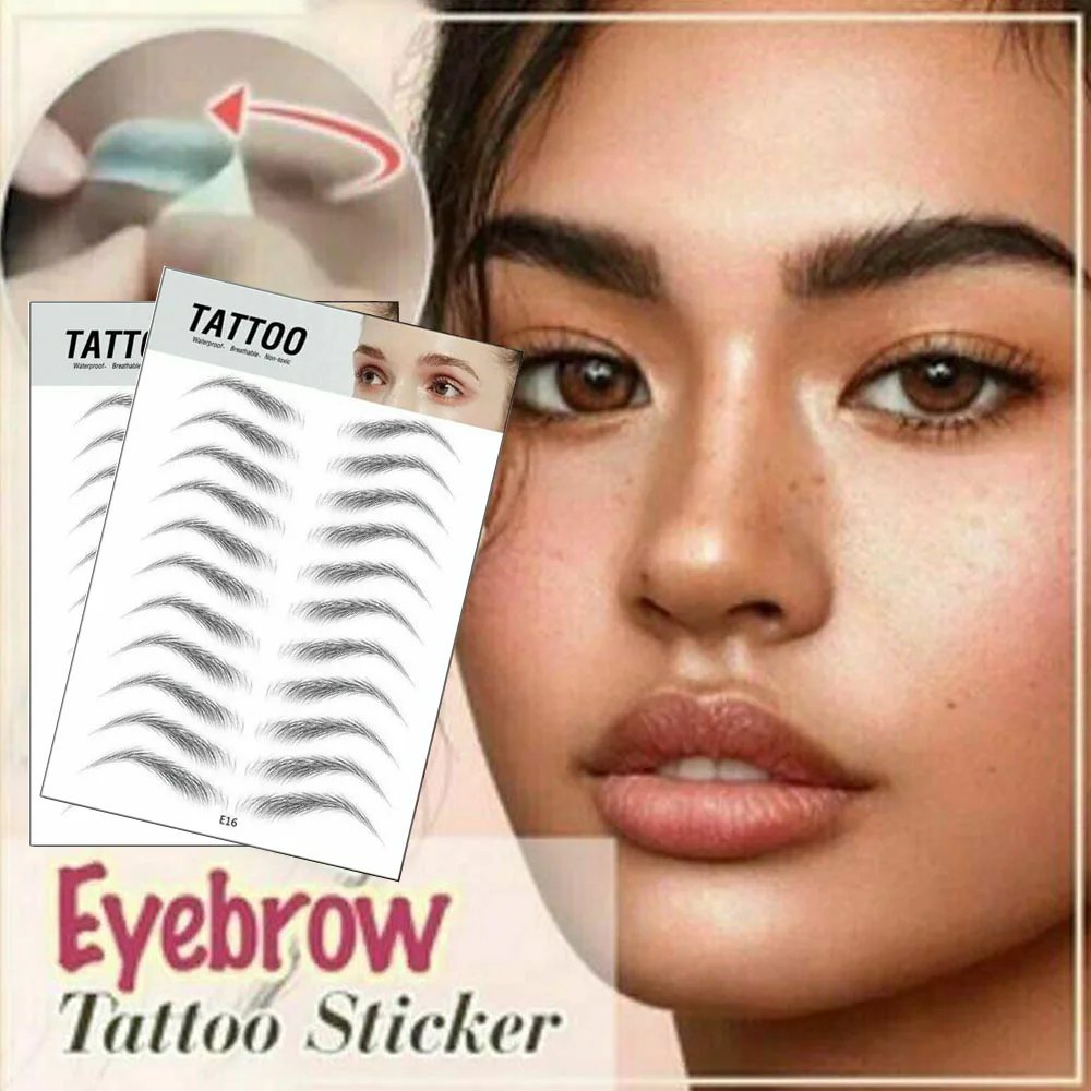 Waterproof Lasting Eyebrow Tattoo Sticker 4D Hair-like Eyebrow Tattoo Sticker False Eyebrows Water-based Brow stickers Cosmetics
Waterproof Lasting Eyebrow Tattoo Sticker 4D Hair-like Eyebrow Tattoo Sticker False Eyebrows Water-based Brow stickers Cosmetics