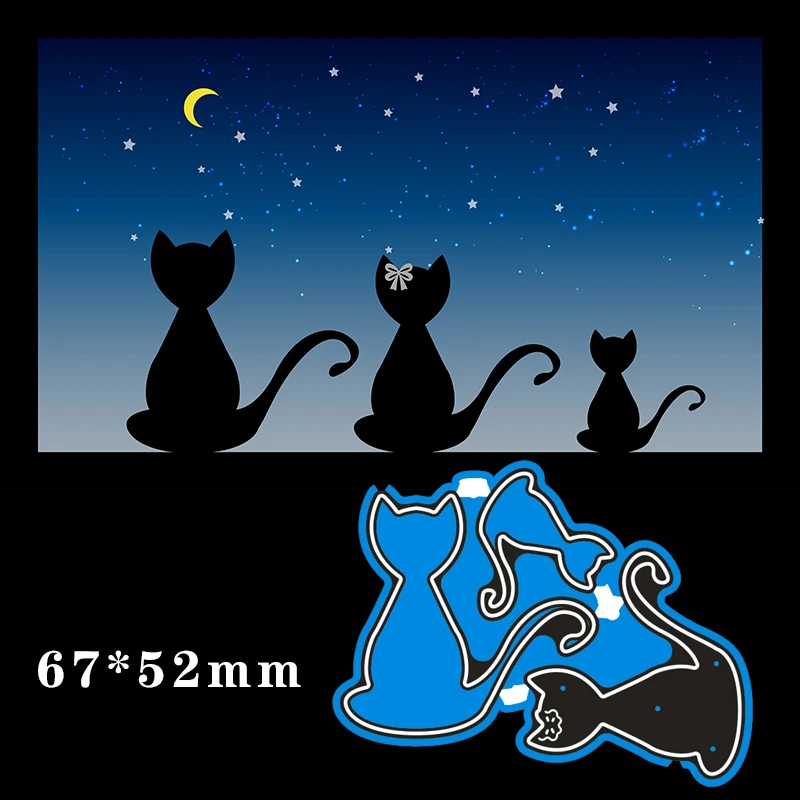 Пресс-формы «Три Маленькие кошки», новое металлическое украшение, искусственная бумага, новинка, альбом, карточка, нож-пуансон, форма 67*52 мм
Пресс-формы «Три Маленькие кошки», новое металлическое украшение, искусственная бумага, новинка, альбом, карточка, нож-пуансон, форма 67*52 мм