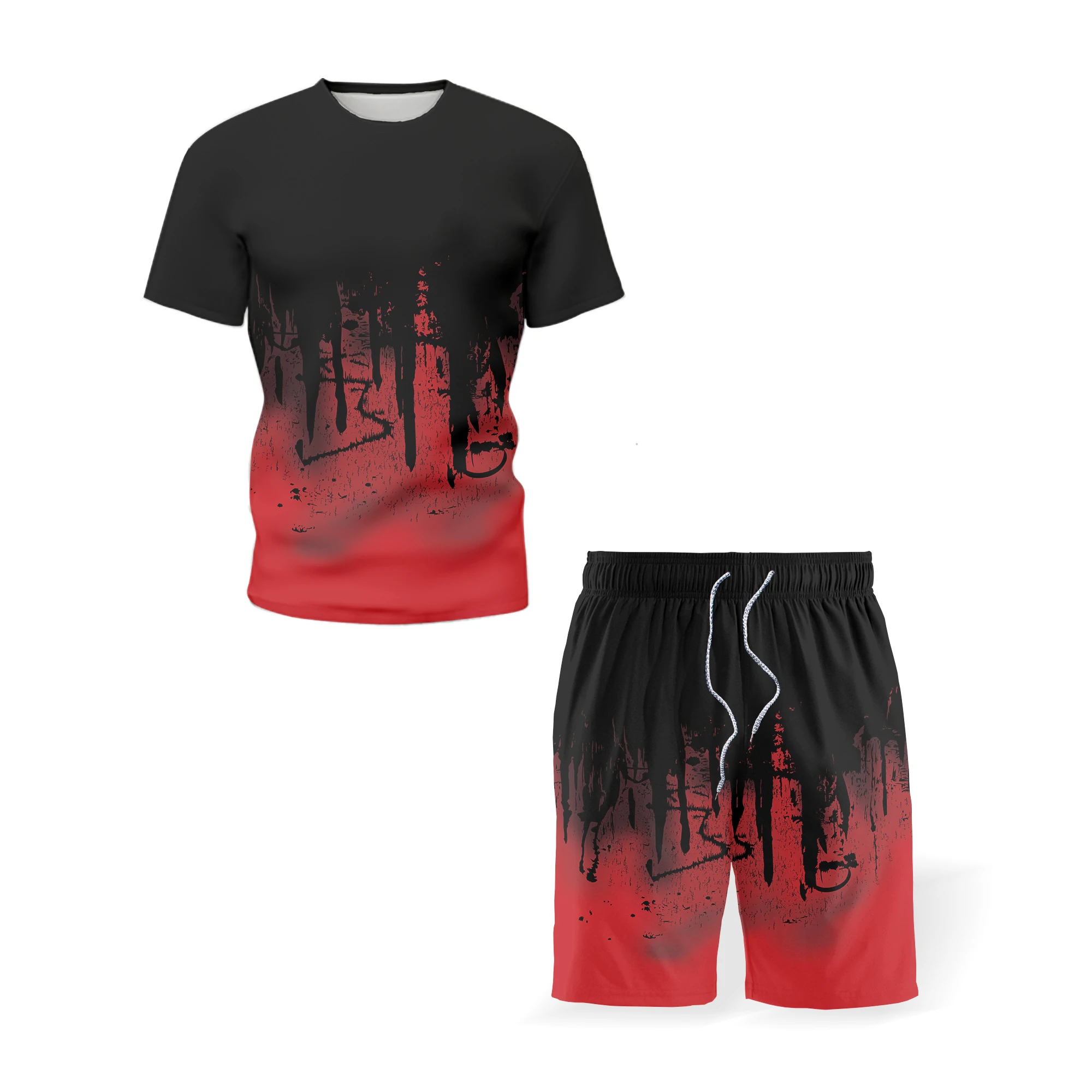 Men's T-shirt + Shorts Set Summer Breathable Casual T shirt Running Set Fashion Harajuku Printed Male Sport Suit 2021 New
Men's T-shirt + Shorts Set Summer Breathable Casual T shirt Running Set Fashion Harajuku Printed Male Sport Suit 2021 New