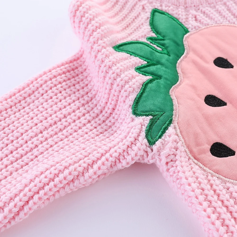 Mudkingdom Toddler Girls Sweaters Cute Strawberry Pattern Patch Pullover knit sweater
Mudkingdom Toddler Girls Sweaters Cute Strawberry Pattern Patch Pullover knit sweater
