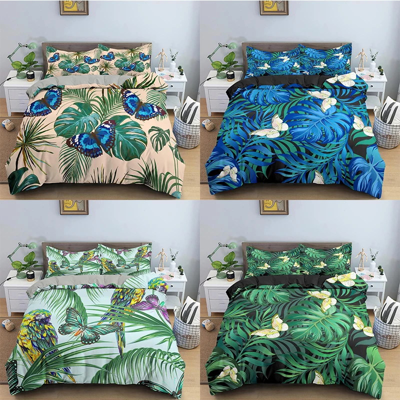 Leaves Pattern Duvet Cover Butterfly Bedclothes Twin/Queen/King Size Bedding Sets for Kids Bedroom
Leaves Pattern Duvet Cover Butterfly Bedclothes Twin/Queen/King Size Bedding Sets for Kids Bedroom