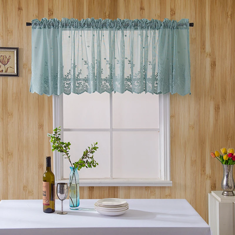 Modern Lace Jacquard Window Curtain Valance Lace Hem Coffee Short Curtain for Kitchen Cabinet Door Bedroom Home Decor штора
Modern Lace Jacquard Window Curtain Valance Lace Hem Coffee Short Curtain for Kitchen Cabinet Door Bedroom Home Decor штора