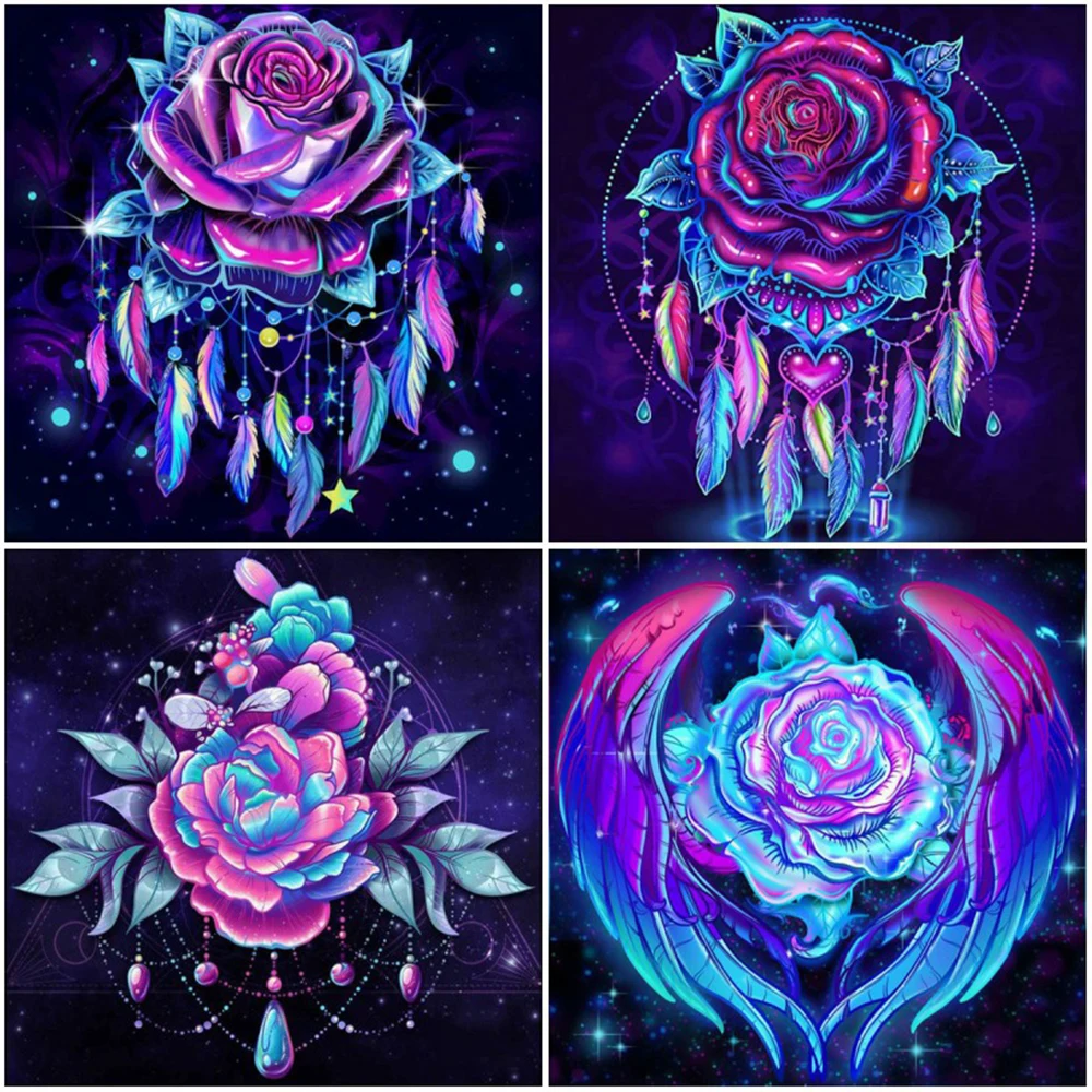 HUACAN Diamond Painting Flower 5D DIY Diamond Embroidery Rose Rhinestone Picture Full Square Home Decor
HUACAN Diamond Painting Flower 5D DIY Diamond Embroidery Rose Rhinestone Picture Full Square Home Decor