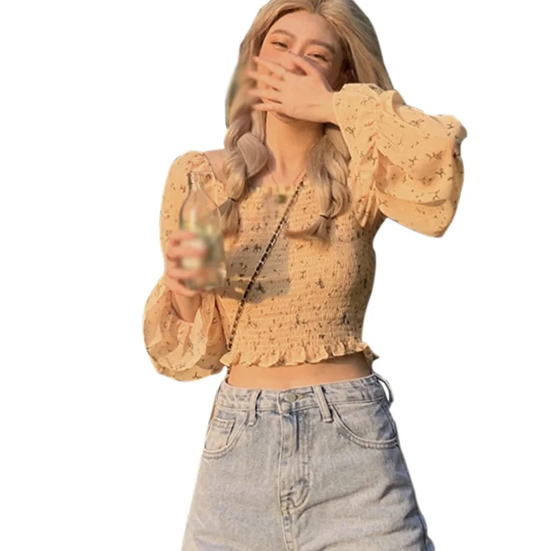 Женская шифоновая блузка с квадратным вырезом, с квадратным вырезом
Женская шифоновая блузка с квадратным вырезом, с квадратным вырезом