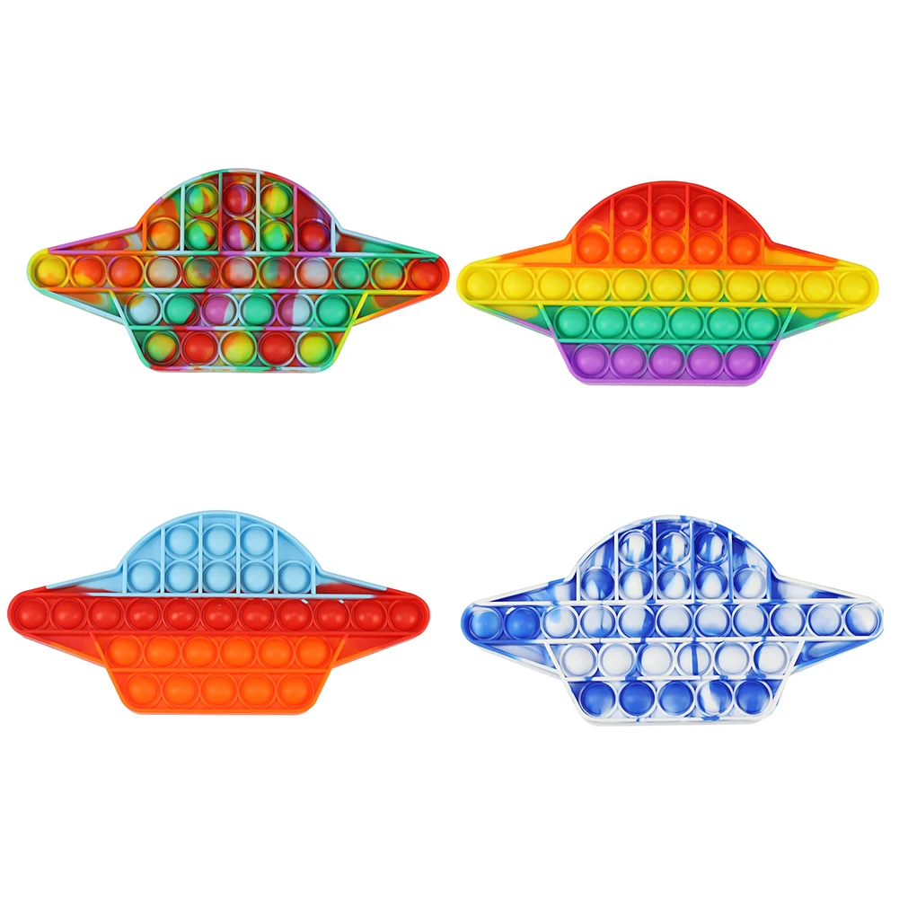UFO Autism Push Bubble Sensory Toy Relieve Stress Desktop Puzzle Vent Toy Squeeze Sound And Push Bubble Decompression Toy
UFO Autism Push Bubble Sensory Toy Relieve Stress Desktop Puzzle Vent Toy Squeeze Sound And Push Bubble Decompression Toy