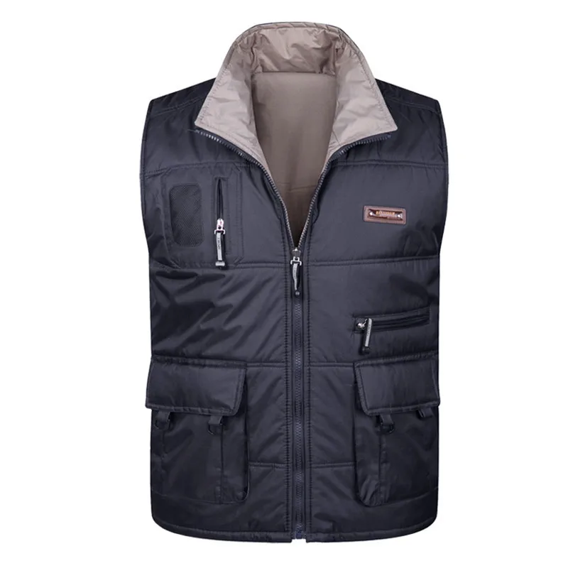 Winter Thick Warm Cotton Vest For Men Spring Autumn Male Casual Multi Pocket Photographer Sleeveless Baggy Jacket Mens Waistcoat
Winter Thick Warm Cotton Vest For Men Spring Autumn Male Casual Multi Pocket Photographer Sleeveless Baggy Jacket Mens Waistcoat