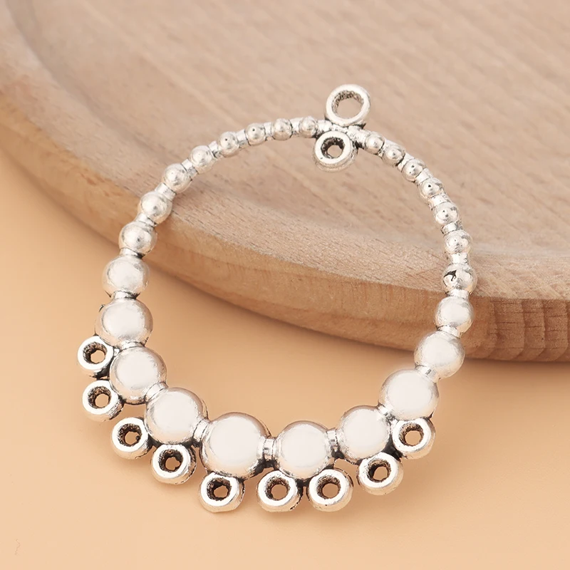 8pcs/Lot Tibetan Silver Large Open Round Strand Multiple Beads Connectors Charms Pendants for DIY Earring Jewelry Making Finding
8pcs/Lot Tibetan Silver Large Open Round Strand Multiple Beads Connectors Charms Pendants for DIY Earring Jewelry Making Finding