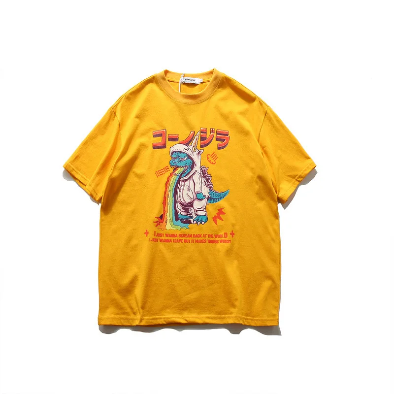 Men T Shirt Hip Hop Funny Monster Harajuku Unicorn Streetwear Tshirt New 2021 Oversize 100% Cotton Tops Tees Male Couple T-Shirt
Men T Shirt Hip Hop Funny Monster Harajuku Unicorn Streetwear Tshirt New 2021 Oversize 100% Cotton Tops Tees Male Couple T-Shirt