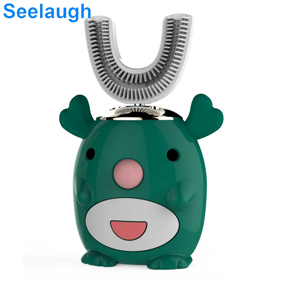 Seelaugh 360 градусов звуковая автоматическая электрическая зубная щетка USB перезаряжаемая умная ультра звуковая Силиконовая зубная щетка 5 реж...
Seelaugh 360 градусов звуковая автоматическая электрическая зубная щетка USB перезаряжаемая умная ультра звуковая Силиконовая зубная щетка 5 реж...