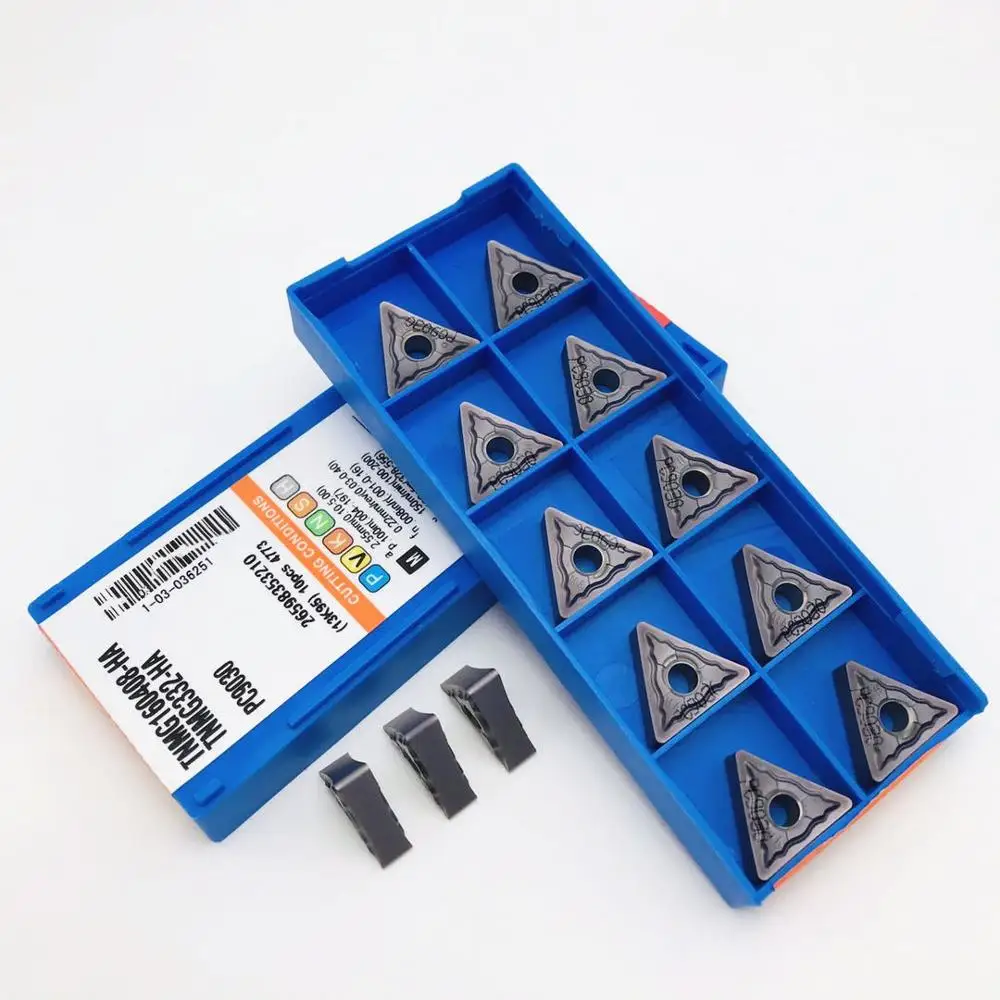 TNMG160408 HA PC9030 blade high-quality CNC lathe tool TNMG160408 general hard alloy machine tool accessories lathe tool
TNMG160408 HA PC9030 blade high-quality CNC lathe tool TNMG160408 general hard alloy machine tool accessories lathe tool