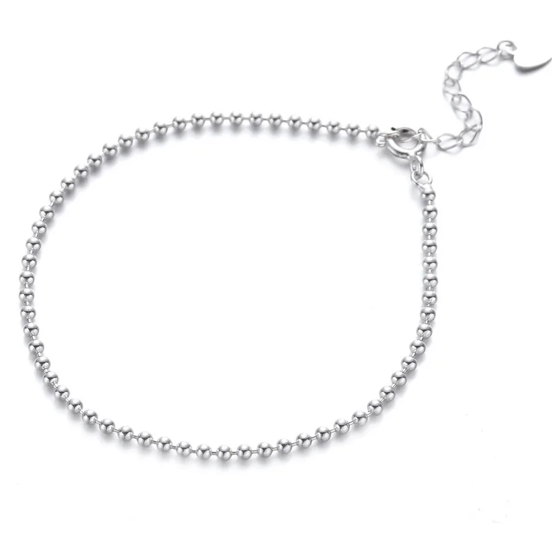 Sodrov S925 sterling silver round beads pearl shiny bracelet female silver temperament trend niche bracelet 3mm/4mm/5mm
Sodrov S925 sterling silver round beads pearl shiny bracelet female silver temperament trend niche bracelet 3mm/4mm/5mm