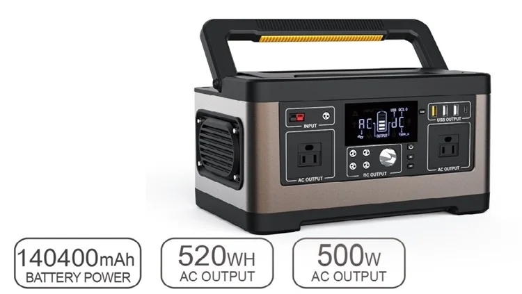 Outdoors AC 220V Outlet 500W Portable Power Station Lithium Battery Backup 5V 12V 110V Power Bank
Outdoors AC 220V Outlet 500W Portable Power Station Lithium Battery Backup 5V 12V 110V Power Bank