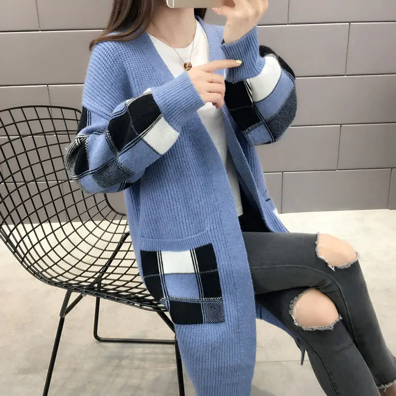 spring Autumn Winter Fashion Women Long Sleeve Loose Knitting Cardigan women Sweater Women Knitted Female Cardigan Pull Femme 
spring Autumn Winter Fashion Women Long Sleeve Loose Knitting Cardigan women Sweater Women Knitted Female Cardigan Pull Femme