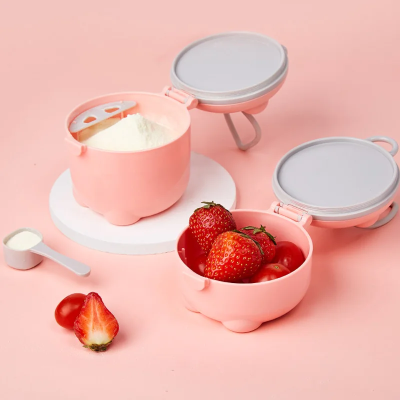 Portable Baby Milk Powder Box Pig Style Food Storage Box Infant Essential Cereal Toddle Snacks Container Baby Feeding Supplies
Portable Baby Milk Powder Box Pig Style Food Storage Box Infant Essential Cereal Toddle Snacks Container Baby Feeding Supplies
