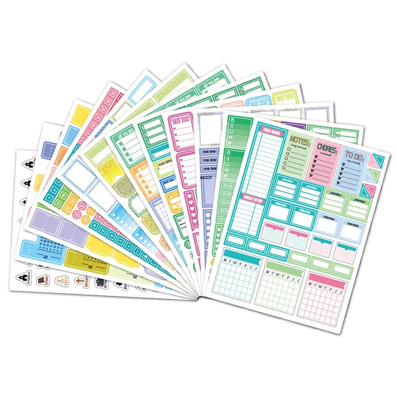 School Stationery Sticker Planner Stickers Set Seasonal Monthly Stickers Pack 12Sheets Journal Stickers Waterproof Sticker
School Stationery Sticker Planner Stickers Set Seasonal Monthly Stickers Pack 12Sheets Journal Stickers Waterproof Sticker