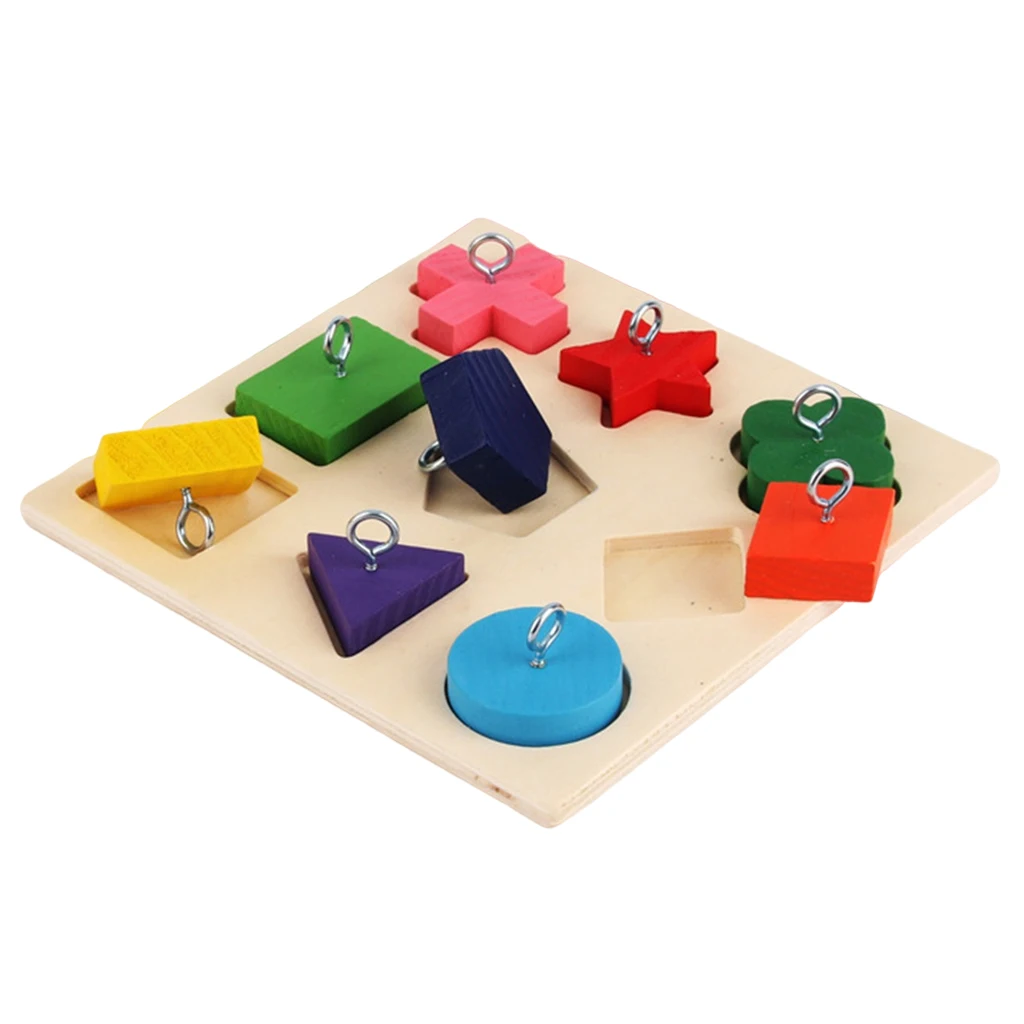 9Pcs Pet Bird Parrot Wood Block Puzzle Toy Training Educational Toys for 
9Pcs Pet Bird Parrot Wood Block Puzzle Toy Training Educational Toys for