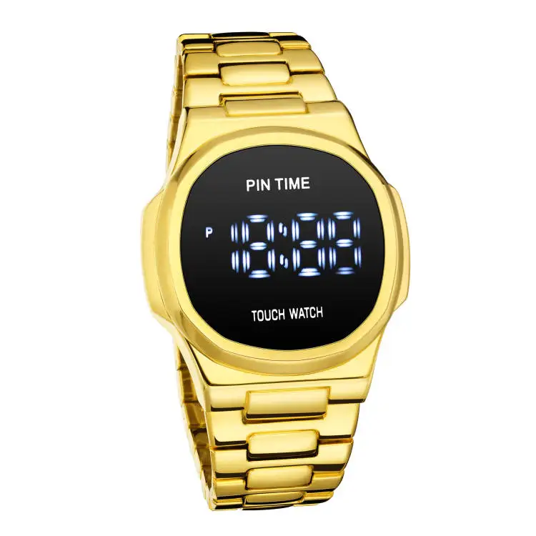 Stainless Steel Touch Screen Watch Men Digital Sport Gold Mens Watches Top Brand Luxury Male Clock Relogio Montre Reloj Hombre
Stainless Steel Touch Screen Watch Men Digital Sport Gold Mens Watches Top Brand Luxury Male Clock Relogio Montre Reloj Hombre