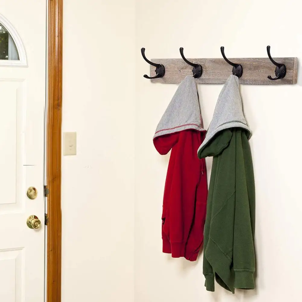 Heavy Duty Dual Coat Hooks Wall Mounted Retro Double Utility Rustic Hooks for Coat, Scarf, Bag, Towel
Heavy Duty Dual Coat Hooks Wall Mounted Retro Double Utility Rustic Hooks for Coat, Scarf, Bag, Towel