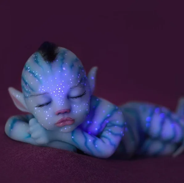 30cm Reborn Doll Lifelike Newborn Reborn Baby Silica gel Blue Doll Parts DIY Blank Doll Kit
30cm Reborn Doll Lifelike Newborn Reborn Baby Silica gel Blue Doll Parts DIY Blank Doll Kit