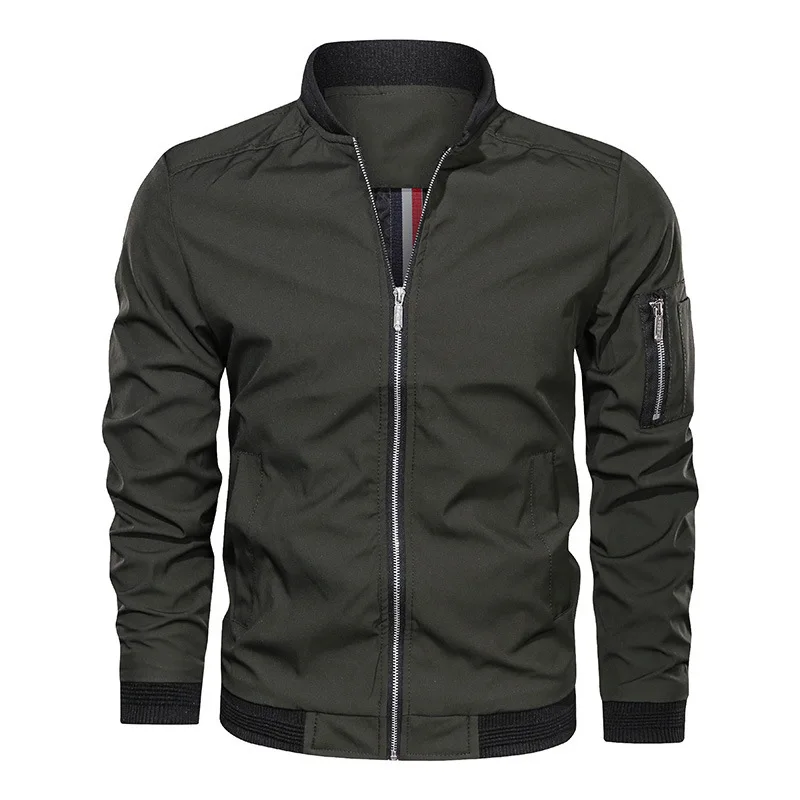 Men Bomber Jacket Thin Slim Baseball Jacket Long Sleeve S Windbreaker Zipper Windbreaker Jacket Male Outwear Brand Clothing 6XL
Men Bomber Jacket Thin Slim Baseball Jacket Long Sleeve S Windbreaker Zipper Windbreaker Jacket Male Outwear Brand Clothing 6XL