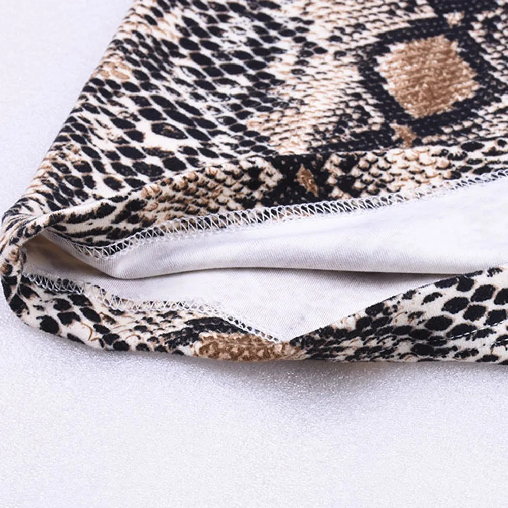 Women's Snake Printed skinny Skirt High Waist Sexy Pencil Bodycon Hip Mini Skirt Fits All Seasons Casual Short Skirt #P2
Women's Snake Printed skinny Skirt High Waist Sexy Pencil Bodycon Hip Mini Skirt Fits All Seasons Casual Short Skirt #P2